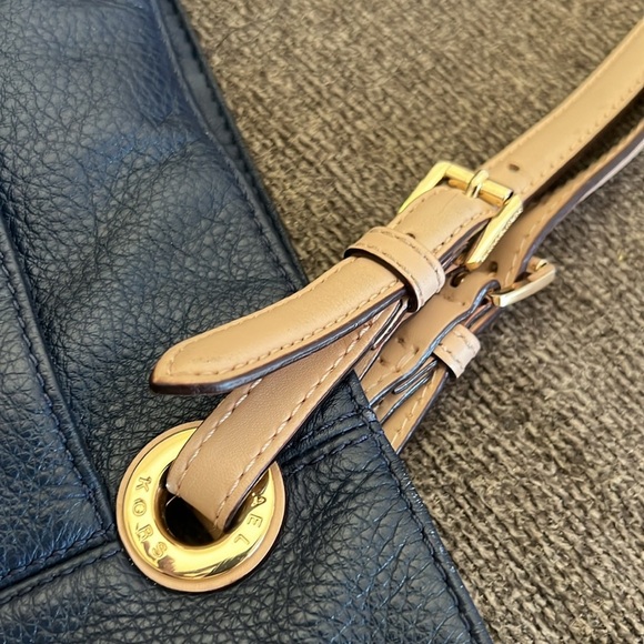 Michael Kors Jet Set Item Genuine Leather Large Tote Shoulder Bag Purse - Picture 15 of 16